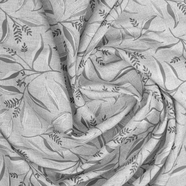 Фото - Скатерть прямоугольная ARDESTO Grey leaves 140х180 см (ART08GL)